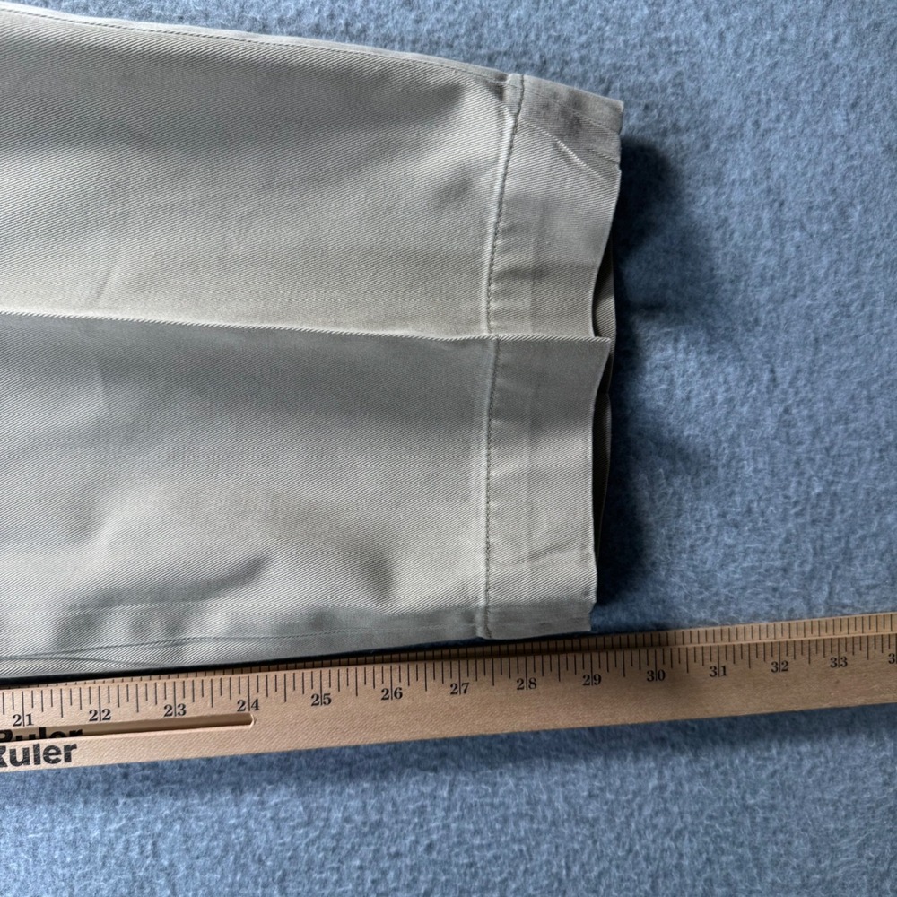 Polo Ralph Lauren Chino Pants Mens 40x29 Tan Classic Fit Cotton Twill Talon Zip - Picture 10 of 11